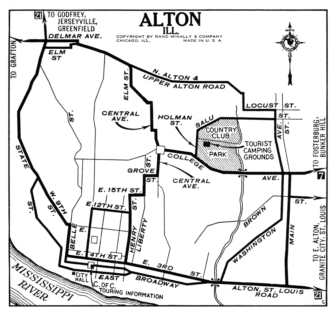 Illinois Maps At AmericanRoads