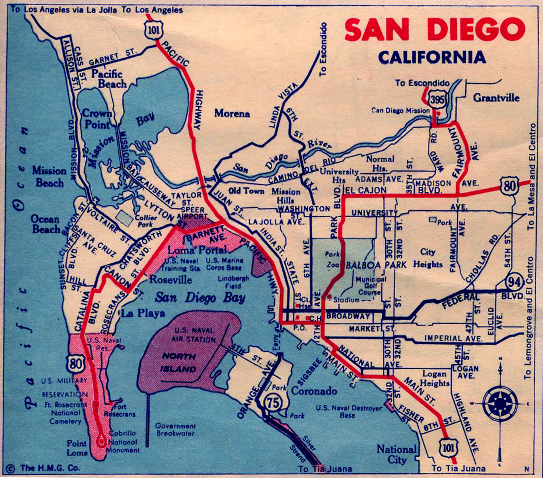 San Diego Map | Dictionary Bank