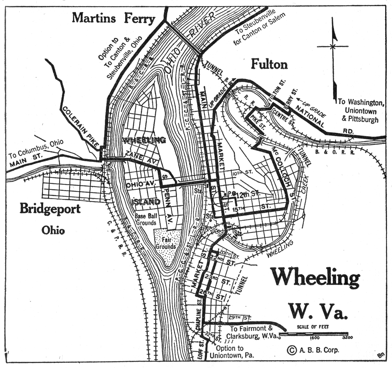 West Virginia City Maps At AmericanRoads