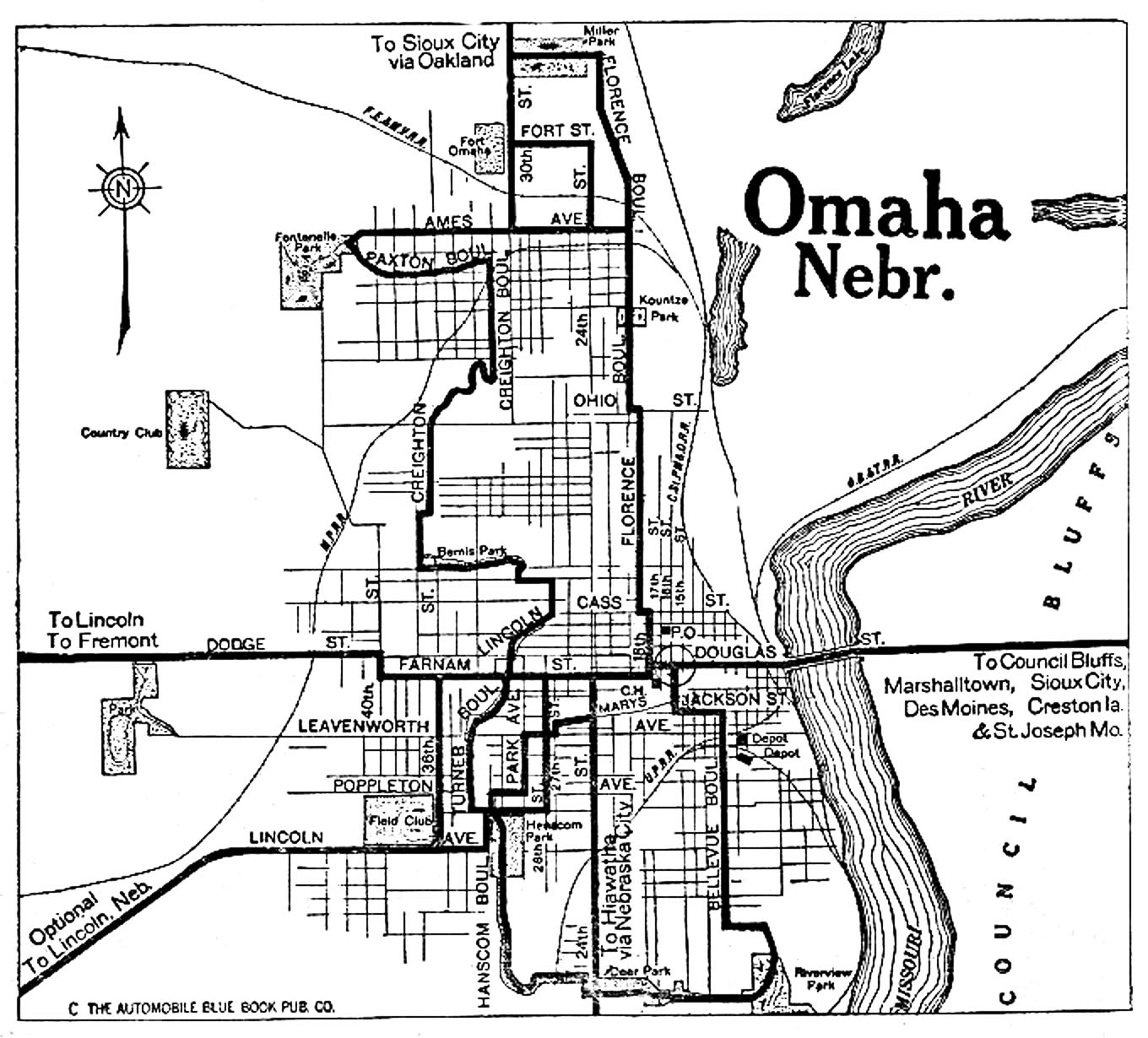 Nebraska City Maps At